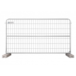 Bauzaun 15,5 kg Round Top Haken & Öse - Mittelrohr Drahtstärke 3,2 x 3,2 mm