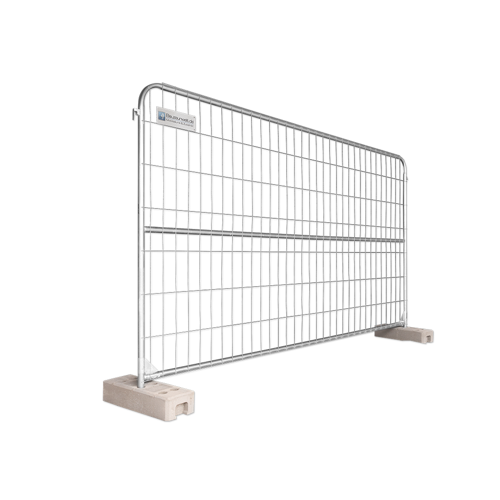 Bauzaun 15,5 kg Round Top Haken & Öse - Mittelrohr Drahtstärke 3,2 x 3,2 mm