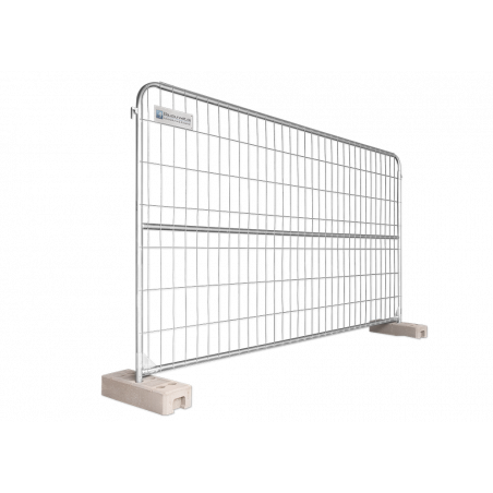 Bauzaun 15,5 kg Round Top Haken & Öse - Mittelrohr Drahtstärke 3,2 x 3,2 mm