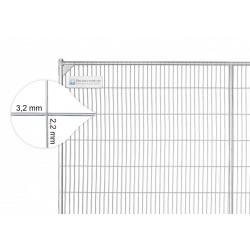 Bauzaun 15,5 kg Anti Climb Masche 43 x 262 mm Draht 3,2 x 2,2 mm