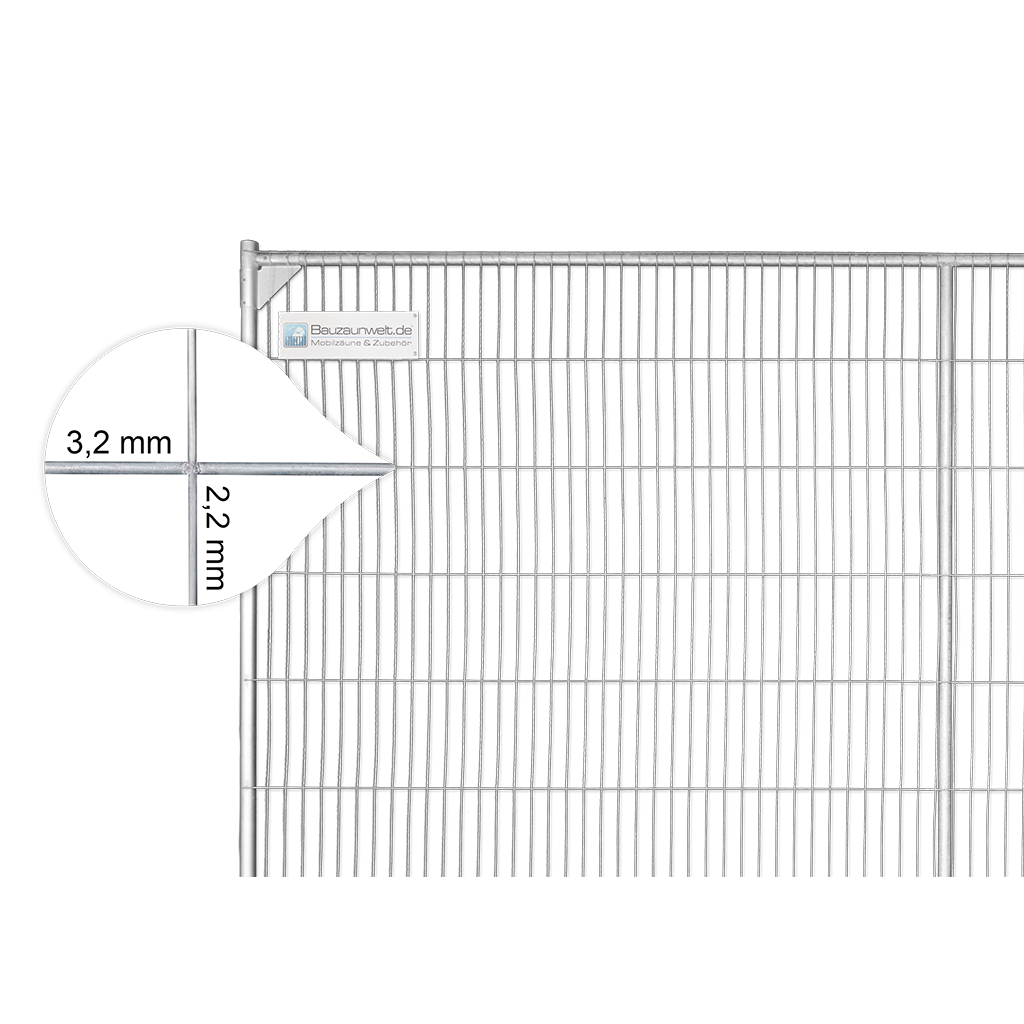 Bauzaun 15,5 kg Anti Climb Masche 43 x 262 mm Draht 3,2 x 2,2 mm
