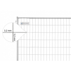 Bauzaun 15 kg EUTOP Premium Drahtstärke 3,2 mm - Rohr 1,2 mm