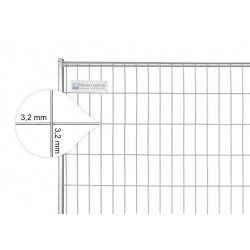 Bauzaun 15 kg EUTOP Premium Drahtstärke 3,2 mm - Rohr 1,2 mm