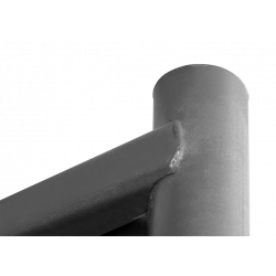 Bauzaun geschlossen aus Trapezblech - Sichtschutz - verzinkt