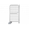 Construction fence gate 1.15 x 2.00 m - close mesh with round frame
