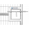 Puerta de valla de construcción de 1,25 x 2,00 m - para todas las vallas móviles estándar con una altura de 2 m.