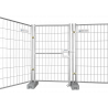 Puerta de valla de construcción de 1,25 x 2,00 m - para todas las vallas móviles estándar con una altura de 2 m.