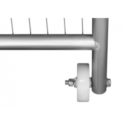Construction fence gate 1.25 x 2.00 m - for all standard mobile fences with a height of 2 m