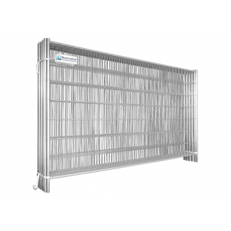 Bauzaun 11 kg EUTOP Economy 10er Set - Betonfuß und Verbinder