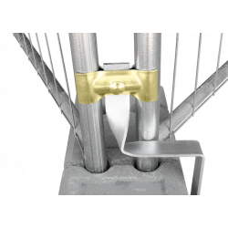 Bauzaun Aushebesicherung - Diebstahlschutz zum verschrauben