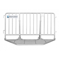 Hamburger Gitter - Polizeigitter klappbar - feuerverzinkt