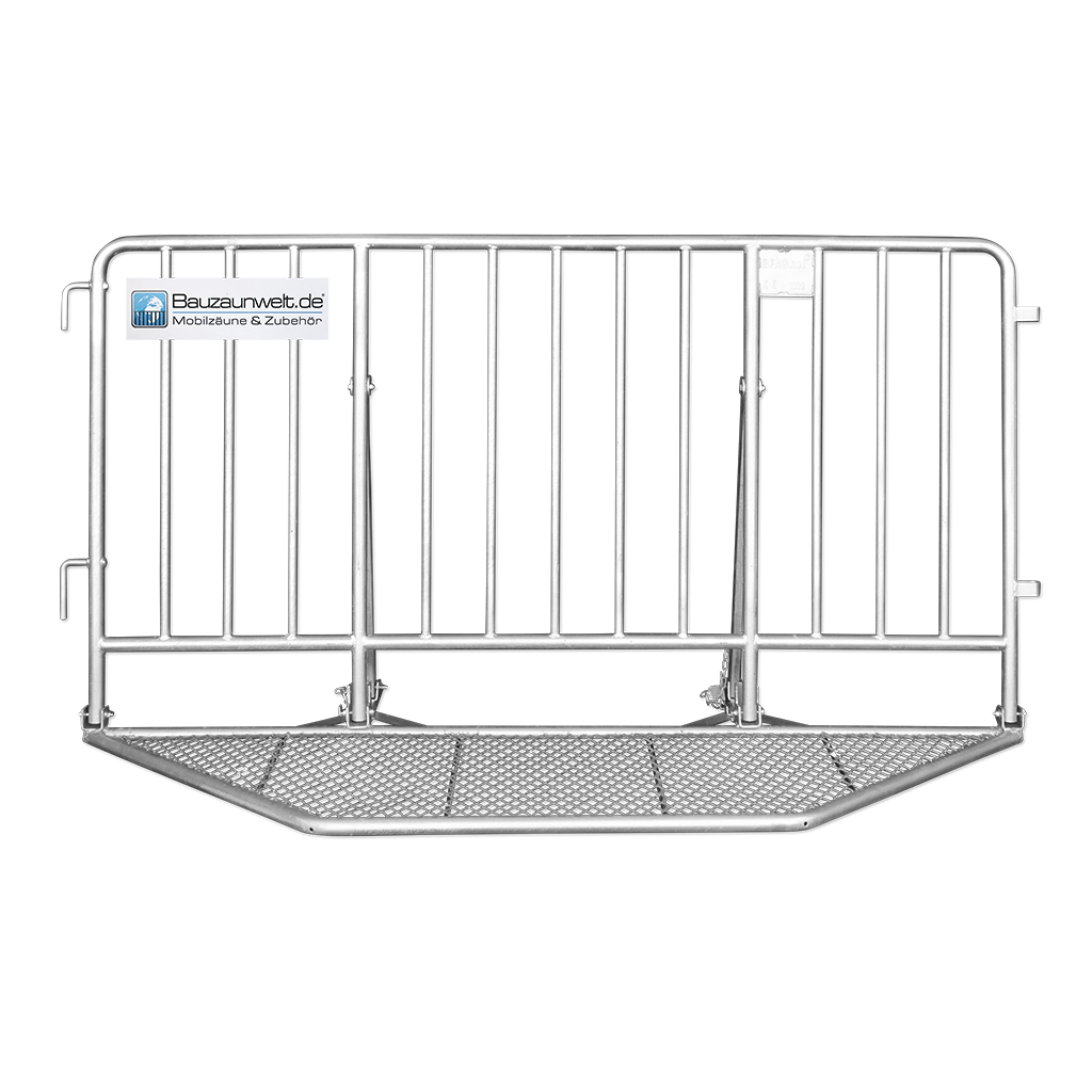 Barriera di Amburgo - barriera di polizia pieghevole - zincata a caldo