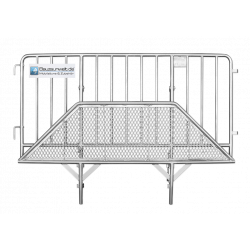 Hamburger Gitter - Polizeigitter klappbar - feuerverzinkt