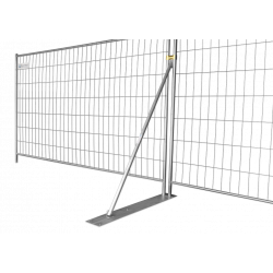 Puntal de soporte para cerca de construcción especial