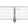 Puntal de soporte para valla de construcción de 1,2 m