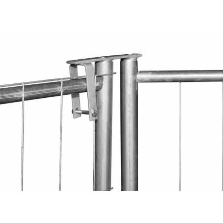 Articulación giratoria estándar para cercas de construcción - para la creación de puertas de cercas de construcción