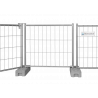 Articulación giratoria estándar para cercas de construcción - para la creación de puertas de cercas de construcción
