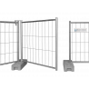 Articulación giratoria estándar para cercas de construcción - para la creación de puertas de cercas de construcción