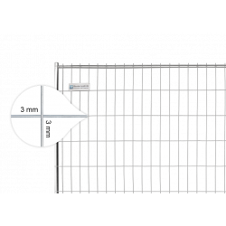 Bauzaun 13 kg EUTOP Drahtstärke 3,0 x 3,0 mm verzinkt
