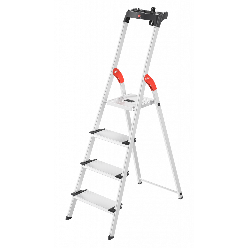 Hailo L80 ComfortLine Stehleiter 4 Stufen