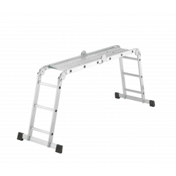 Hailo ProfiStep® Gelenkleiter M60 mit Plattform 4x3 Sprossen