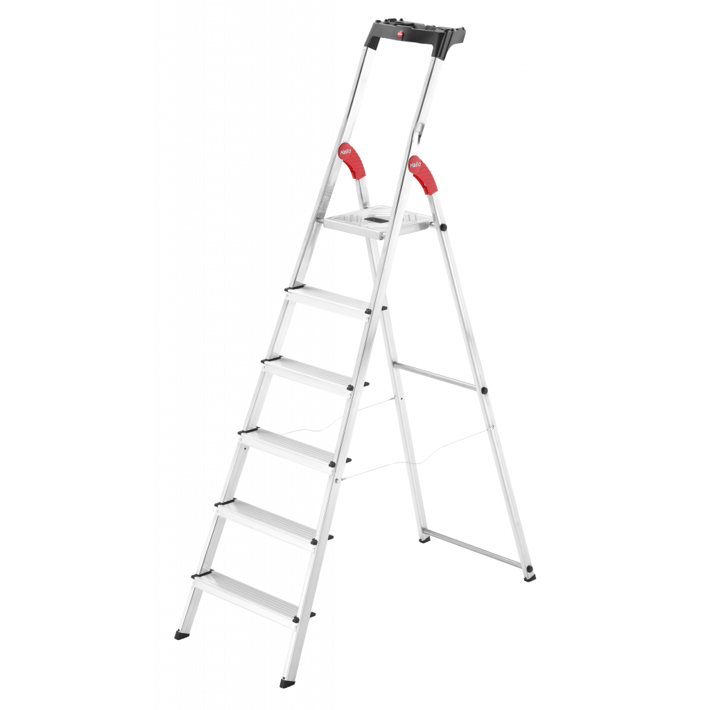 Hailo L60 Standardline Stehleiter 6 Stufen