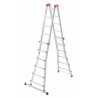 Hailo Aluminium Multifunktionsleiter M80 4x6 Sprossen