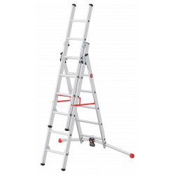 Hailo ProfiLOT Kombileiter 2x6 + 1x5 Sprossen