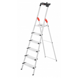 Hailo L80 ComfortLine Stehleiter 6 Stufen