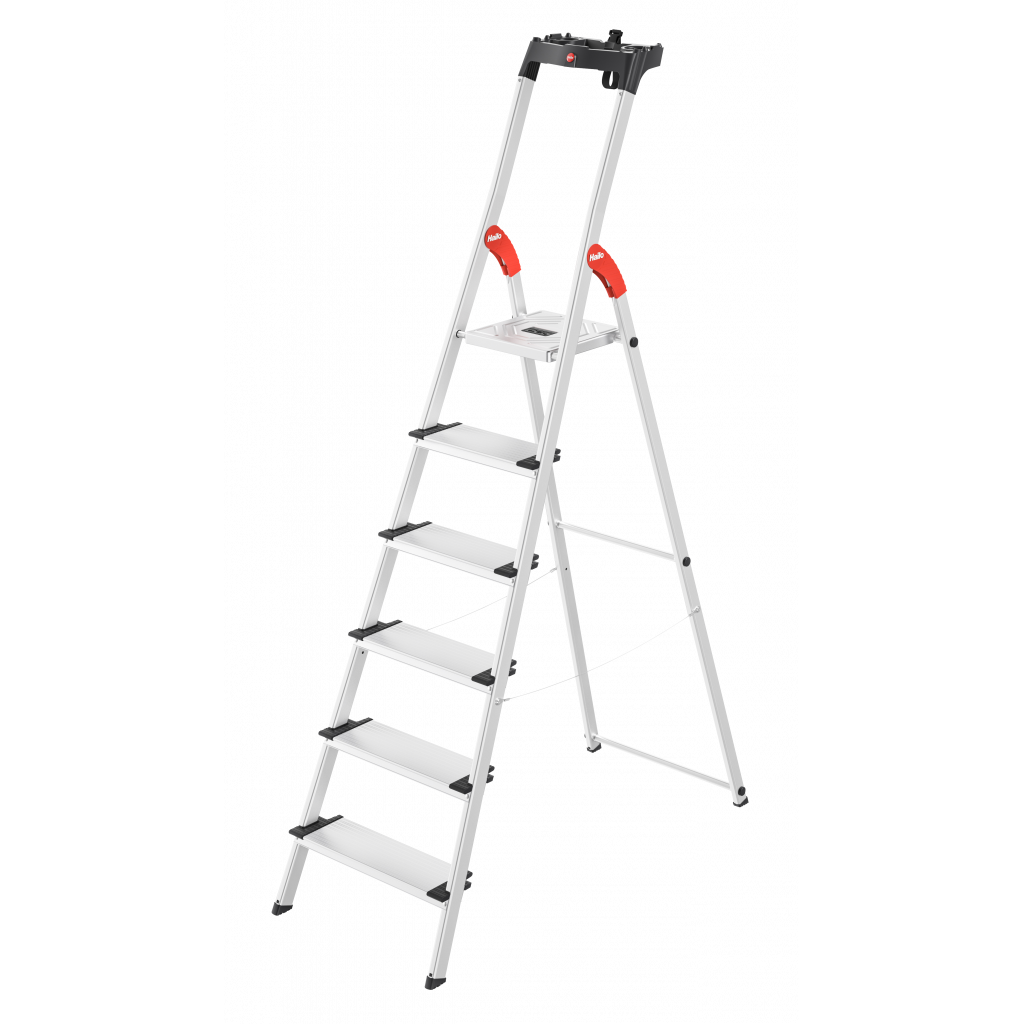 Hailo L80 ComfortLine Stehleiter 6 Stufen
