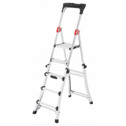 Hailo TL100 TopLine Alu Teleskop Stehleiter 5 Stufen