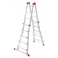 Hailo Aluminium Multifunktionsleiter M80 4x5 Sprossen