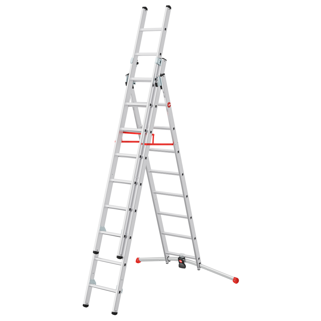 Hailo ProfiLOT Kombileiter 2x9 + 1x8 Sprossen