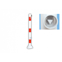 76 mm foldable bollard