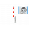 Bollard - removable - 76 mm