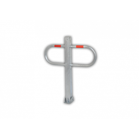 Barrera de aparcamiento plegable de 70 x 70 mm.