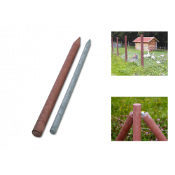 Pfosten aus recycelten Kunststoff