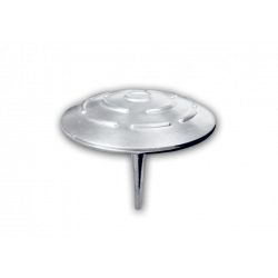 Clavos de aluminio para marcar, con vástago puntiagudo para su inserción.