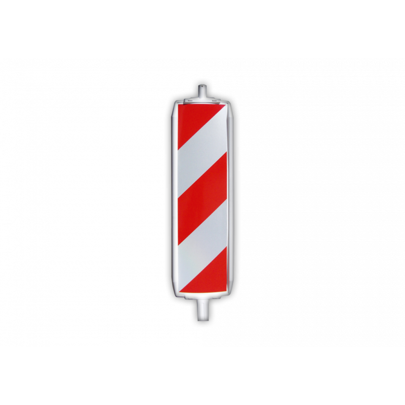 Stadtbake refl. doppelseitig, Stutzen 60mm x 60mm