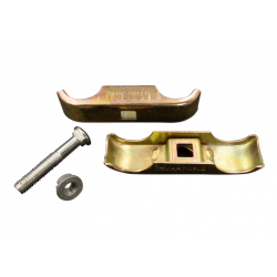 Bauzaun Sicherheitsschelle - zu verschrauben mit Spezialnuss