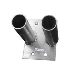 Construction fence base plate (small) - for screwing onto a solid surface