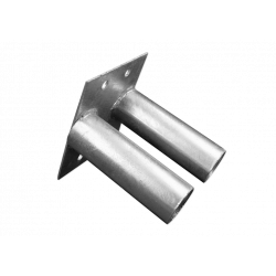 Construction fence base plate (small) - for screwing onto a solid surface