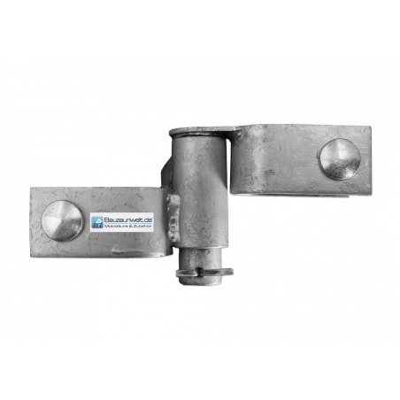 Construction fence swivel joint - for creating construction fence gates