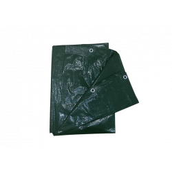 Lona para vallas de construcción (verde) - apta para vallas móviles de 3,50 x 2,00 m