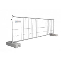 Bauzaun 11 kg halbhoch  3,5 x 1,2 m Drahtstärke 3,2 x 3,2 mm