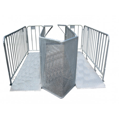 Professionele bedrijfsingang met slot