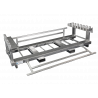 BAUZAUNWELT Pallet multifunzionale MTP 15 L 2,25 x P 0,85 m