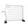 Recinzione mobile Construction Fence World 11 kg 2,20 x 2,00 m - Extra stabile
