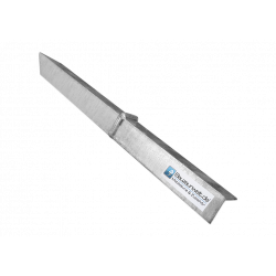 Construction fence ground spike - hot-dip galvanized - for anchoring support struts