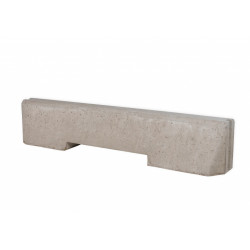 Concrete barrier for separating traffic areas 2.50 m